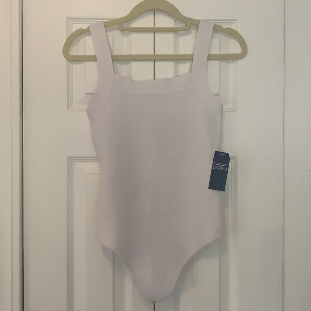 White knit bodysuit